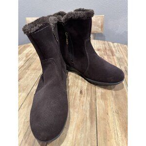 Sporto Karmen Women's 9 Brown Boots Waterproof Suede Bootie Thermolite NEW